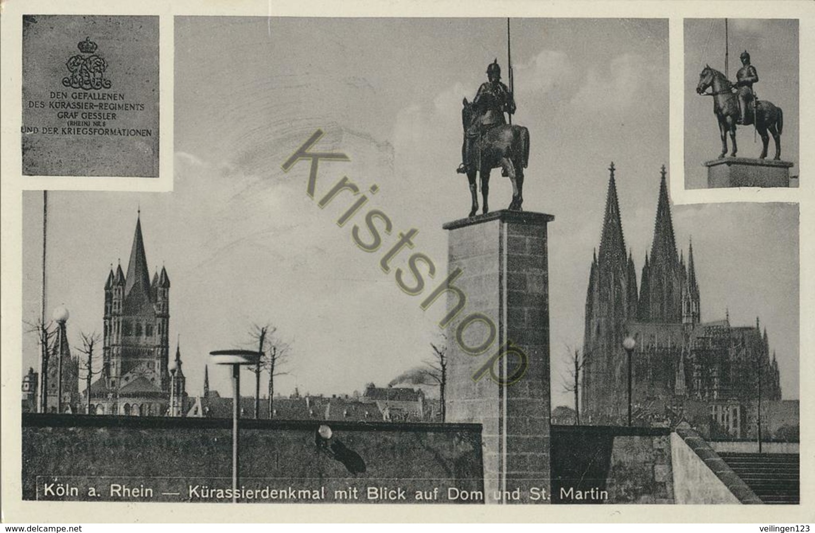 Köln Am Rhein - Kürassierdenkmal [Z04-0.162 - Autres & Non Classés