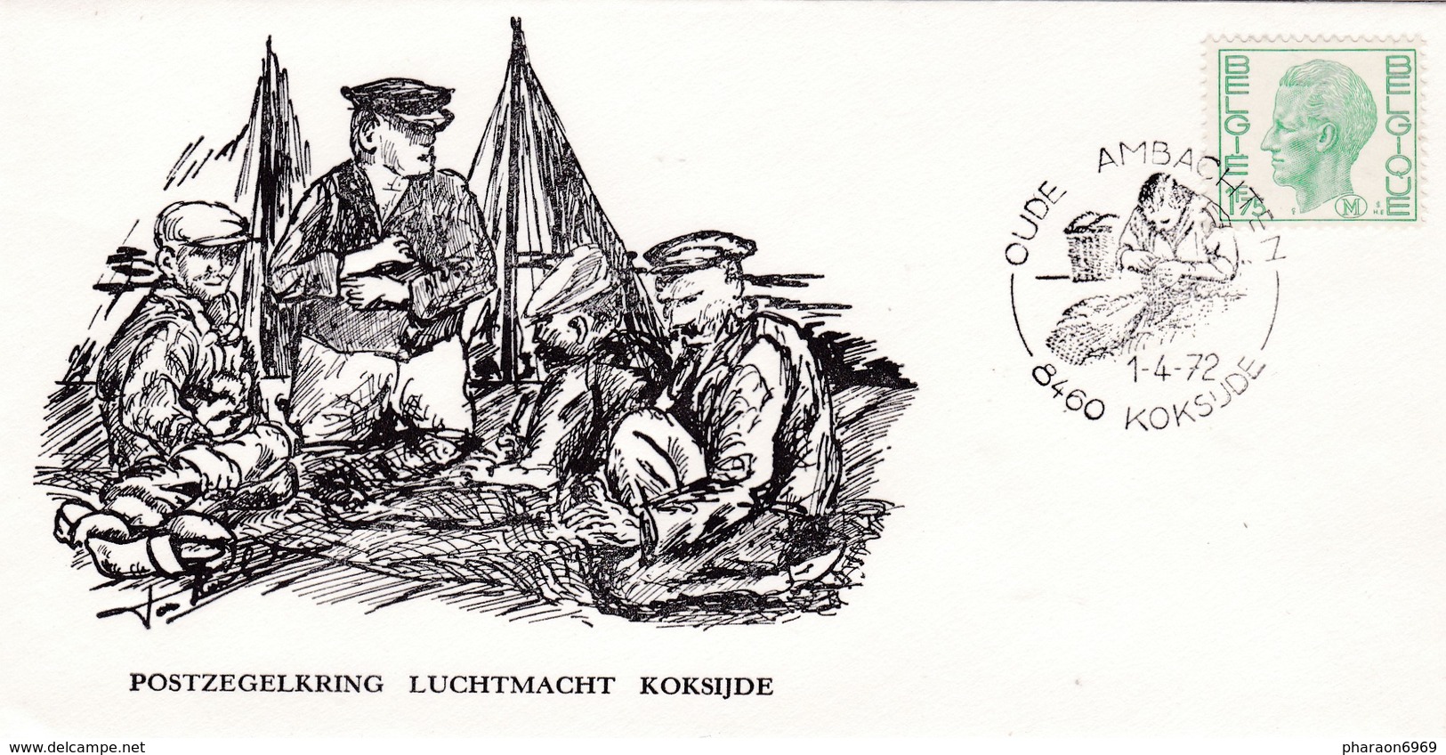 Enveloppe M2 Elström Postzegelkring Luchtmacht Koksijde - Other & Unclassified