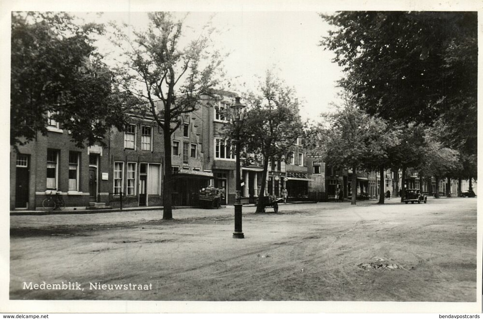 Nederland, MEDEMBLIK, Nieuwstraat (1950s) Ansichtkaart - Medemblik