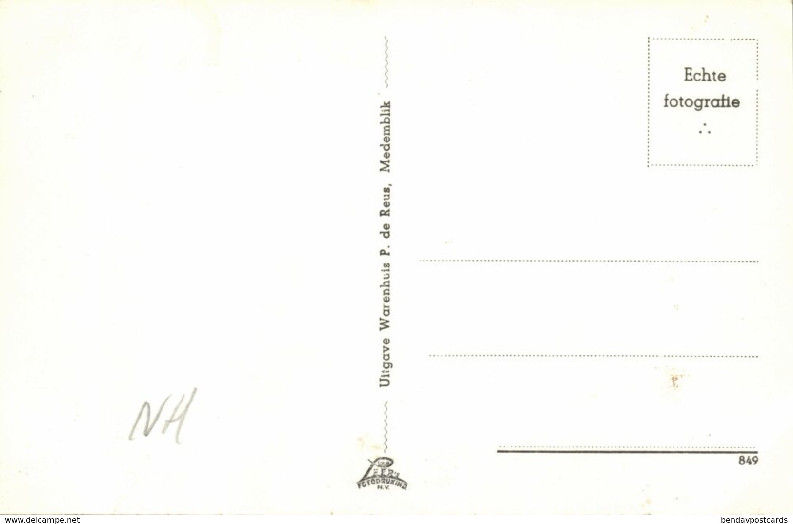 Nederland, MEDEMBLIK, Nieuwstraat (1950s) Ansichtkaart - Medemblik