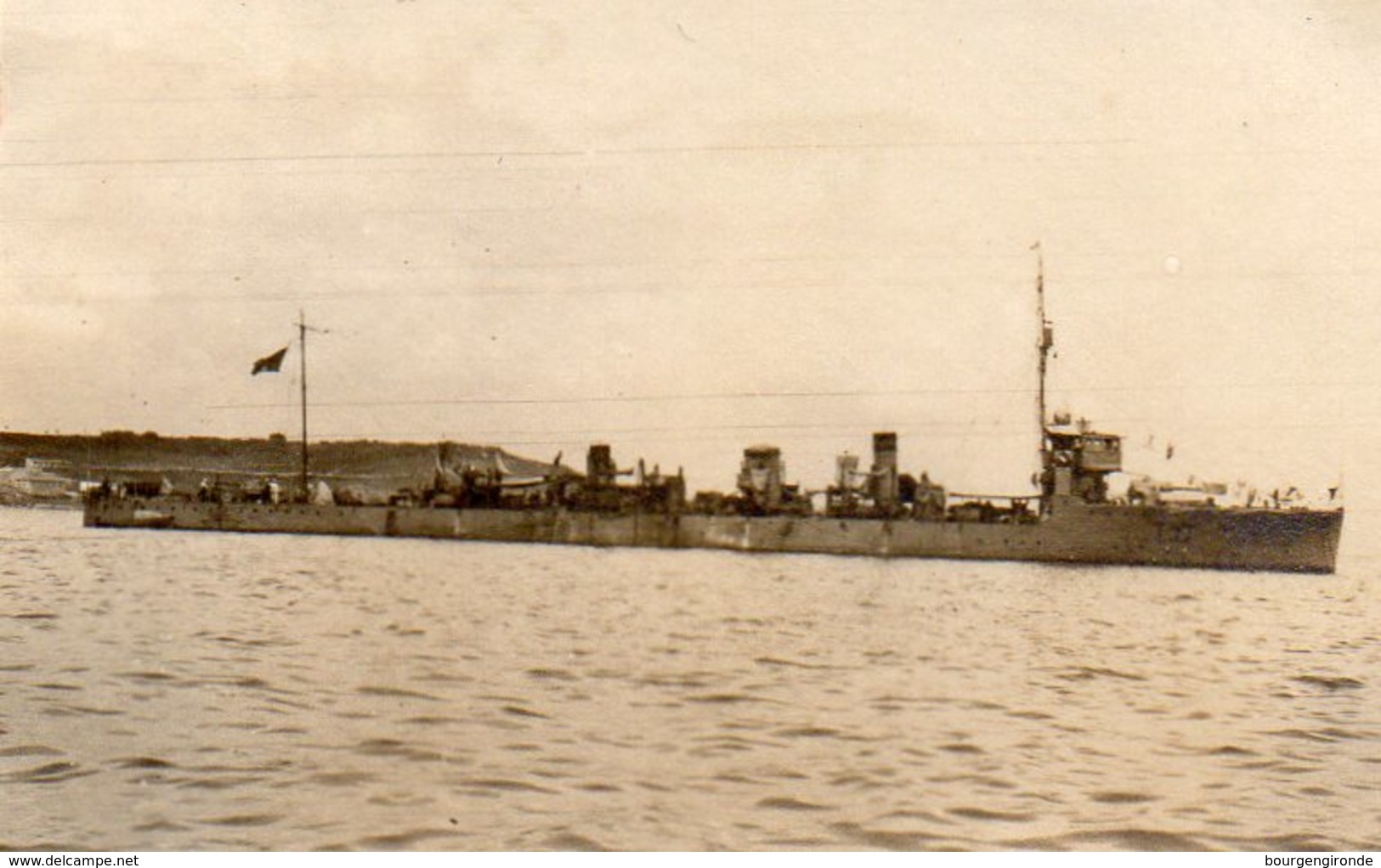 PHOTOS DE BATEAU DU GUERRE MARINE NATIONALE ET L ESCOSTEUR LA GALISSONIERE CROISEUR ALGER 1936 - Schiffe