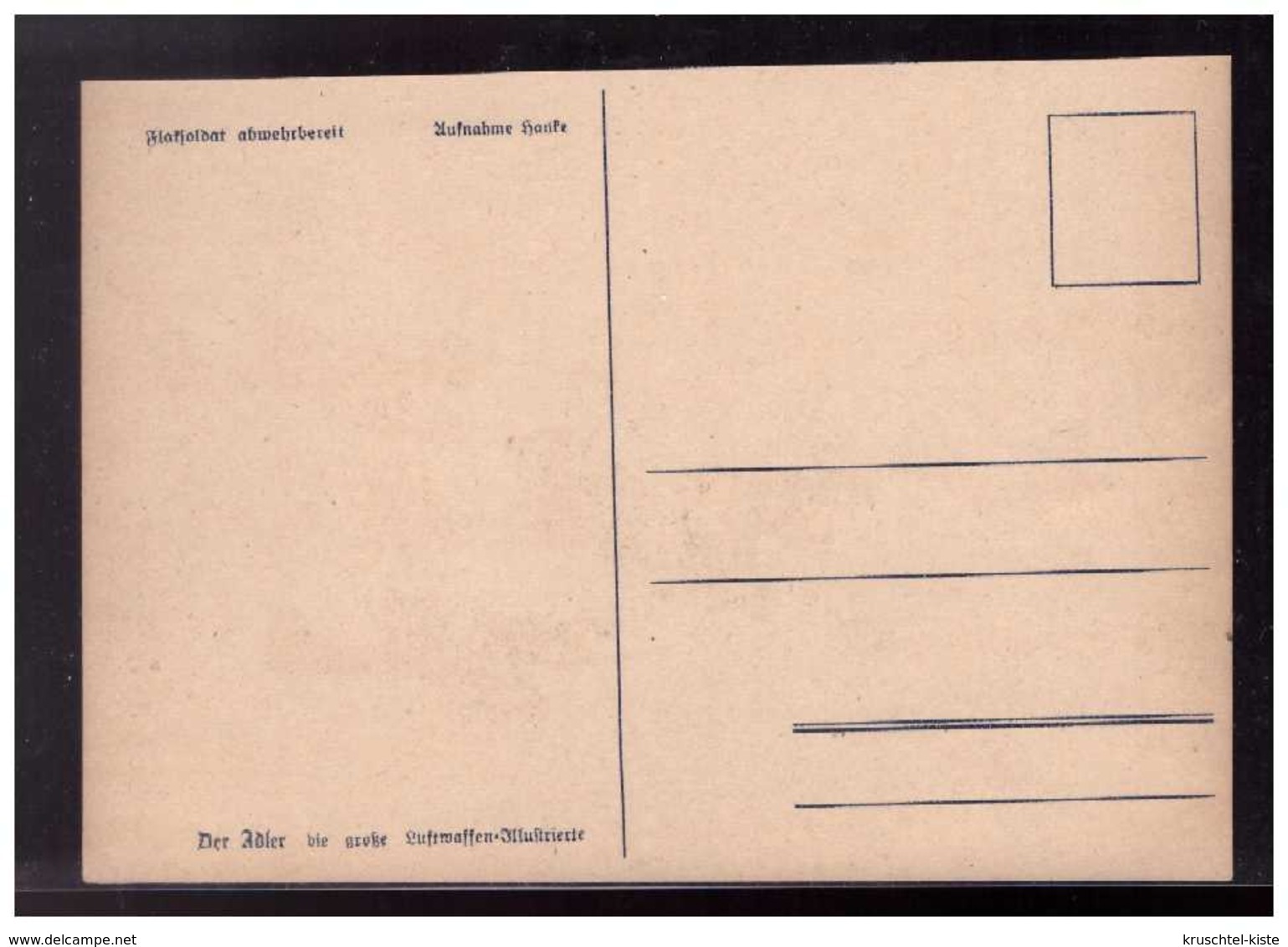 DT- Reich (008903) Propagandakarte Flaksoldat Abwehrbereit, Ungebraucht - Covers & Documents