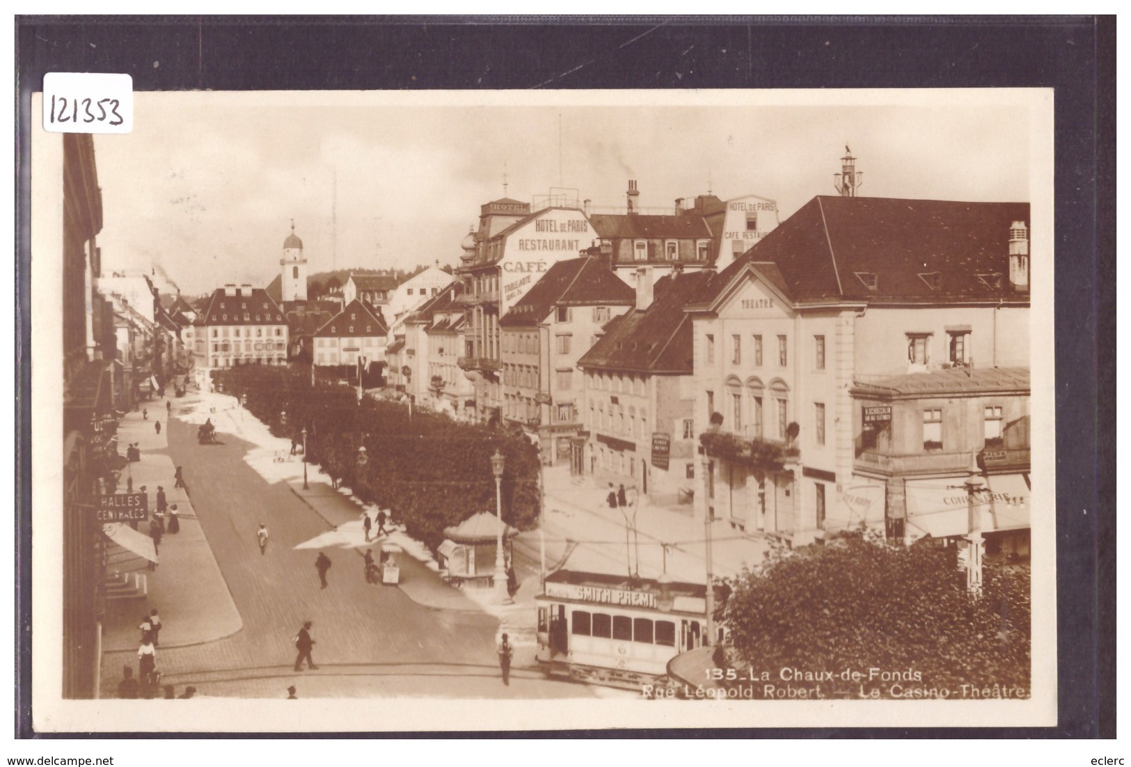 LA CHAUX DE FONDS - LE CASINO THEATRE - TRAMWAY - TB - La Chaux-de-Fonds