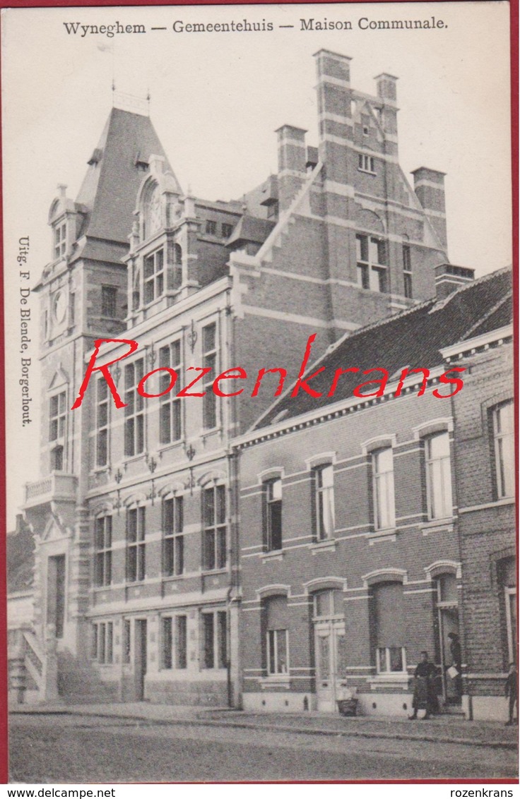 Wijnegem Wijneghem Wyneghem Gemeentehuis Maison Communale Uitg. De Blende Borgerhout (In Zeer Goede Staat) - Wijnegem