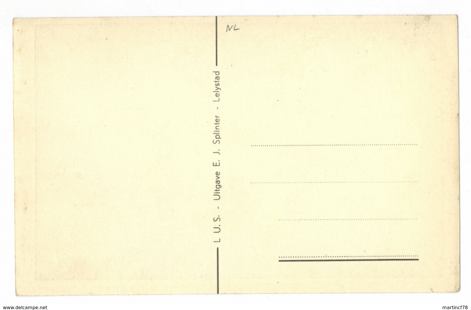 Lelystad Dijkbouw L U.S. Flevoland Niederlande Postkarte Ansichtskarte - Lelystad