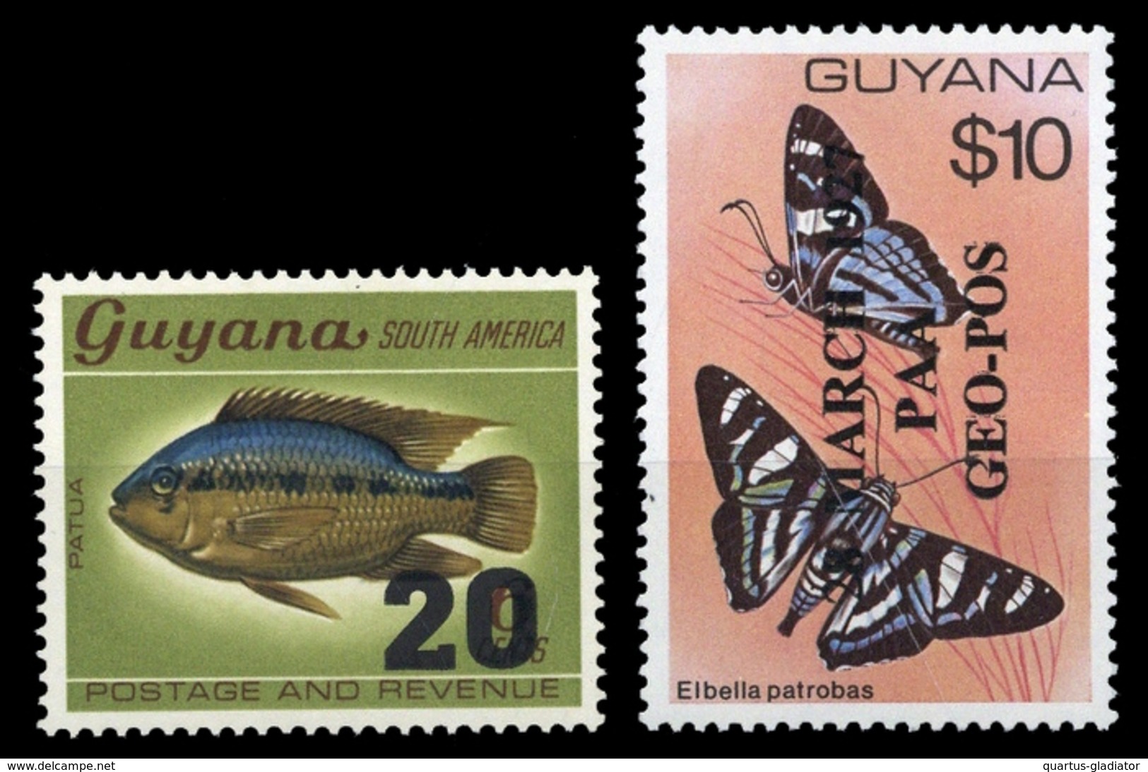 1986, Guyana, 1625 U.a., ** - Guyane (1966-...)