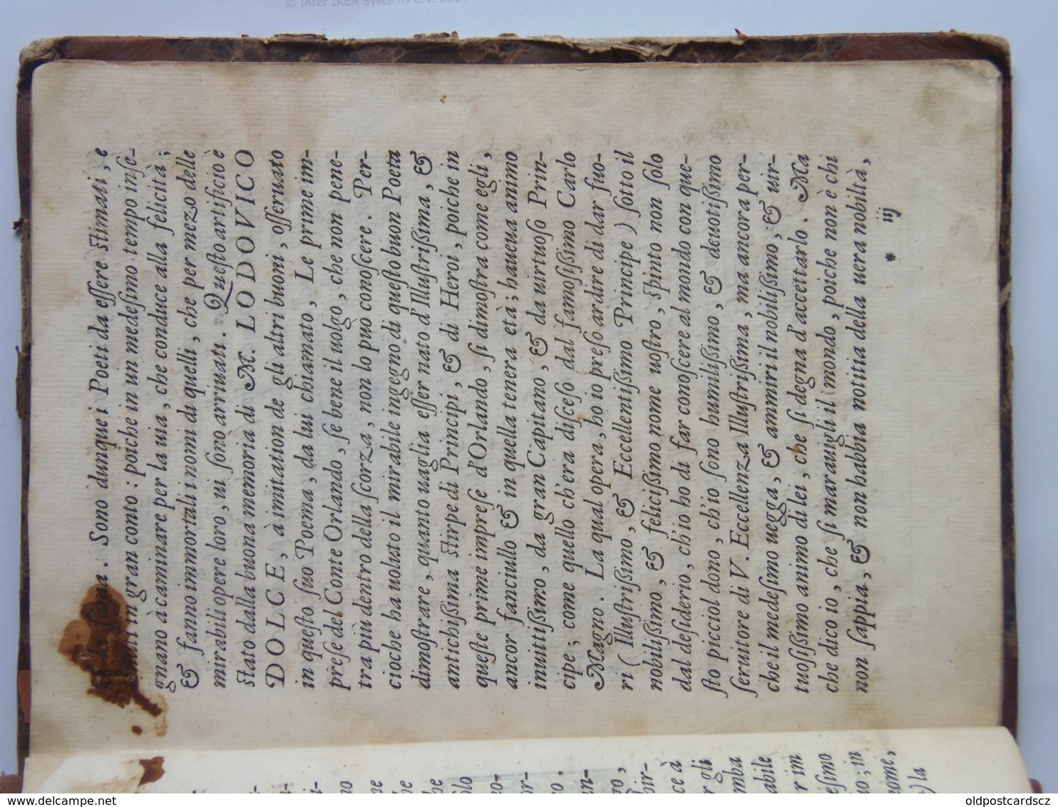 Lodovico Dolce Le Prime Imprese Del Conte Orlando Apresso Gabriel Giolito De Ferrari Venice 1572. Italia RARA Book Books - Libri Antichi