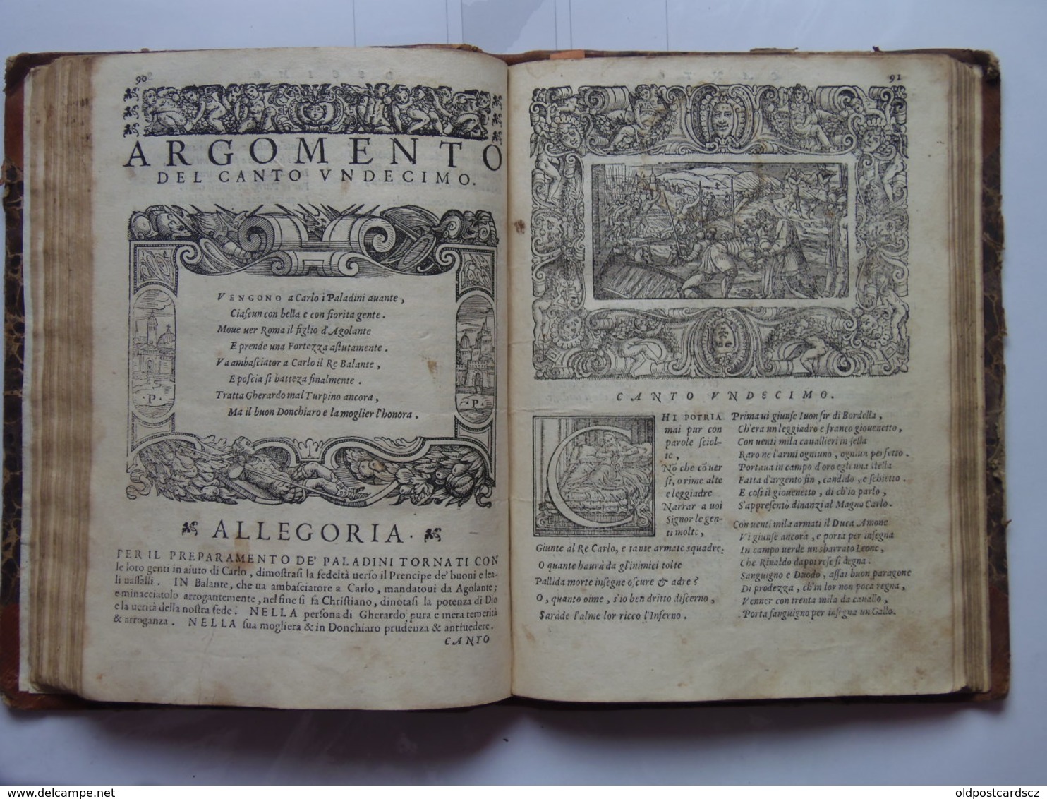 Lodovico Dolce Le Prime Imprese Del Conte Orlando Apresso Gabriel Giolito de Ferrari Venice 1572. Italia RARA Book Books