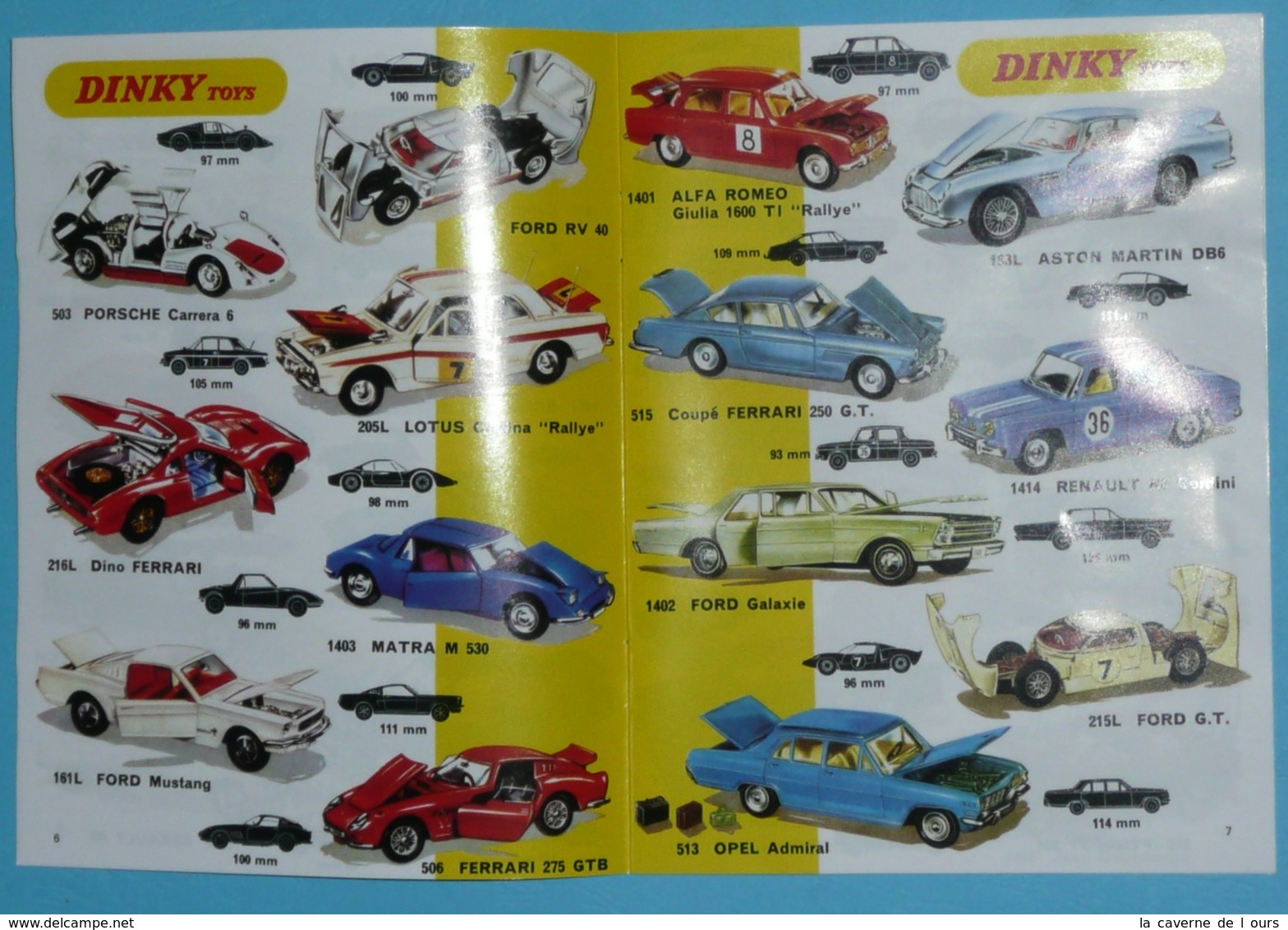 Réédition Du Catalogue 1969 Dinky Toys Modèles Réduits Véhicules Miniatures Par Atlas - Autres & Non Classés