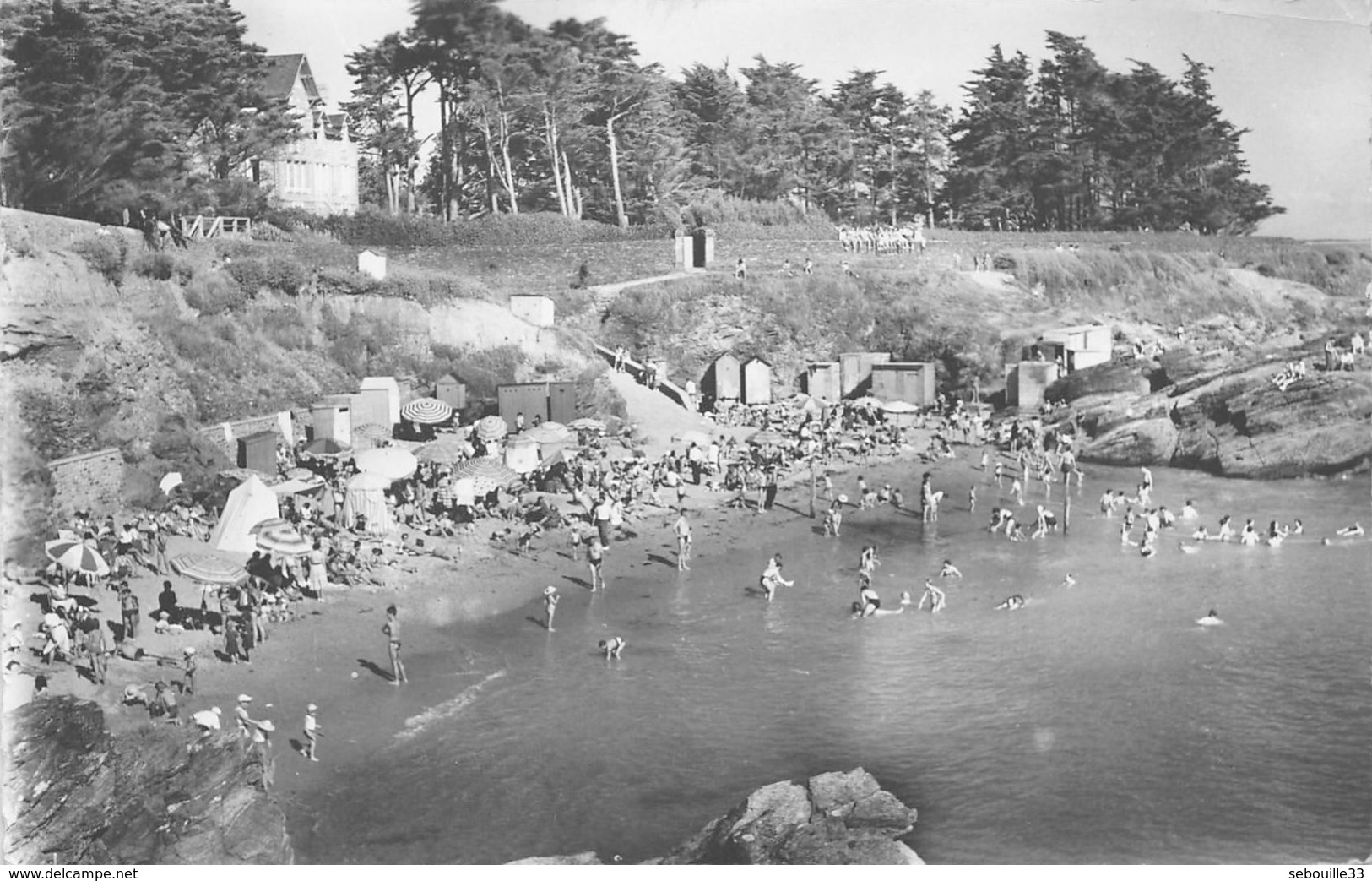 CPSM 44 - Le Clion Sur Mer - Plage De La Birochère - Autres & Non Classés