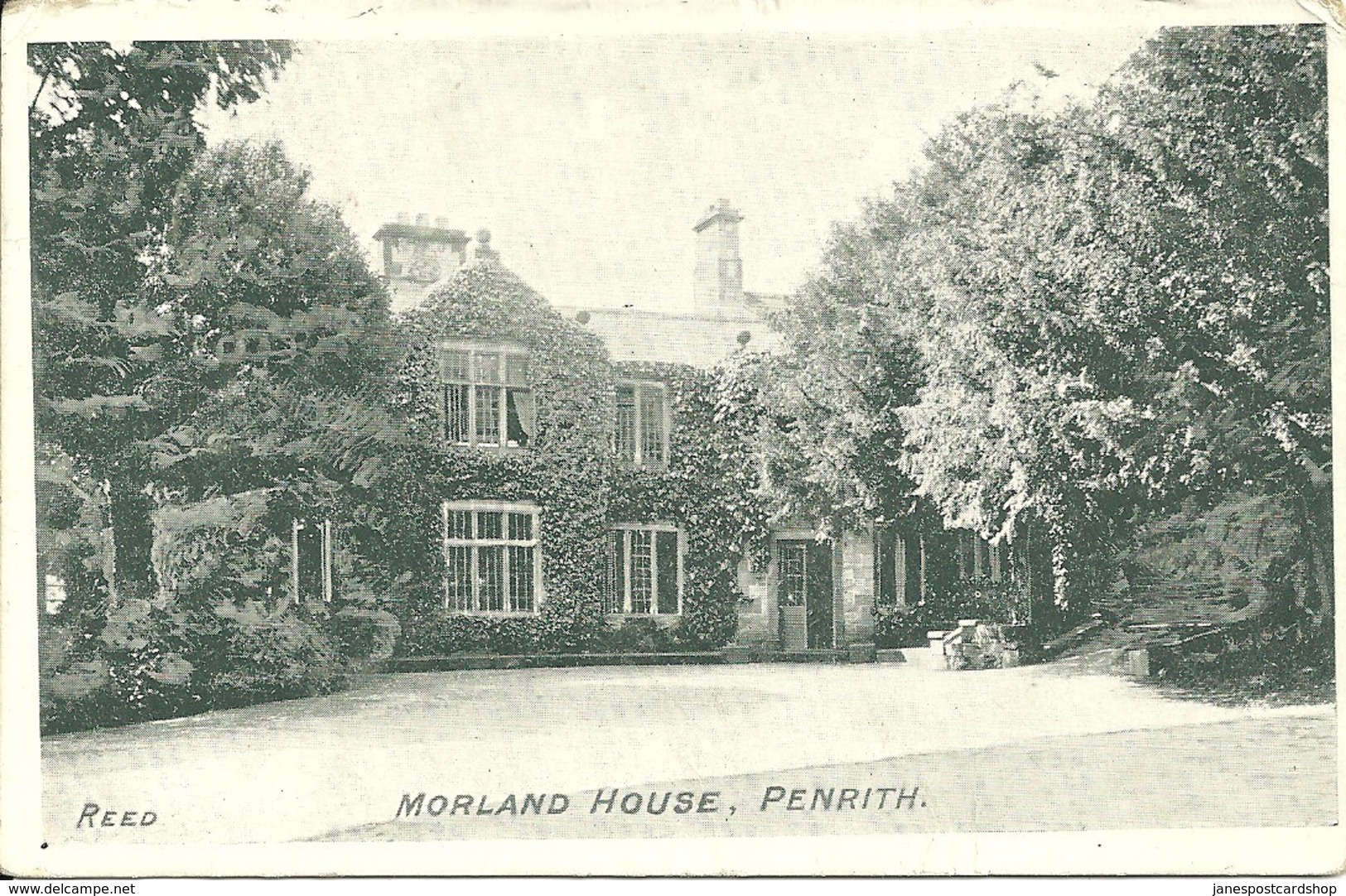 MORLAND HOUSE - PENRITH - CUMBRIA - WITH SHAP R.S.O.WESTMORLAND  RAILWAY POSTMARK - Penrith