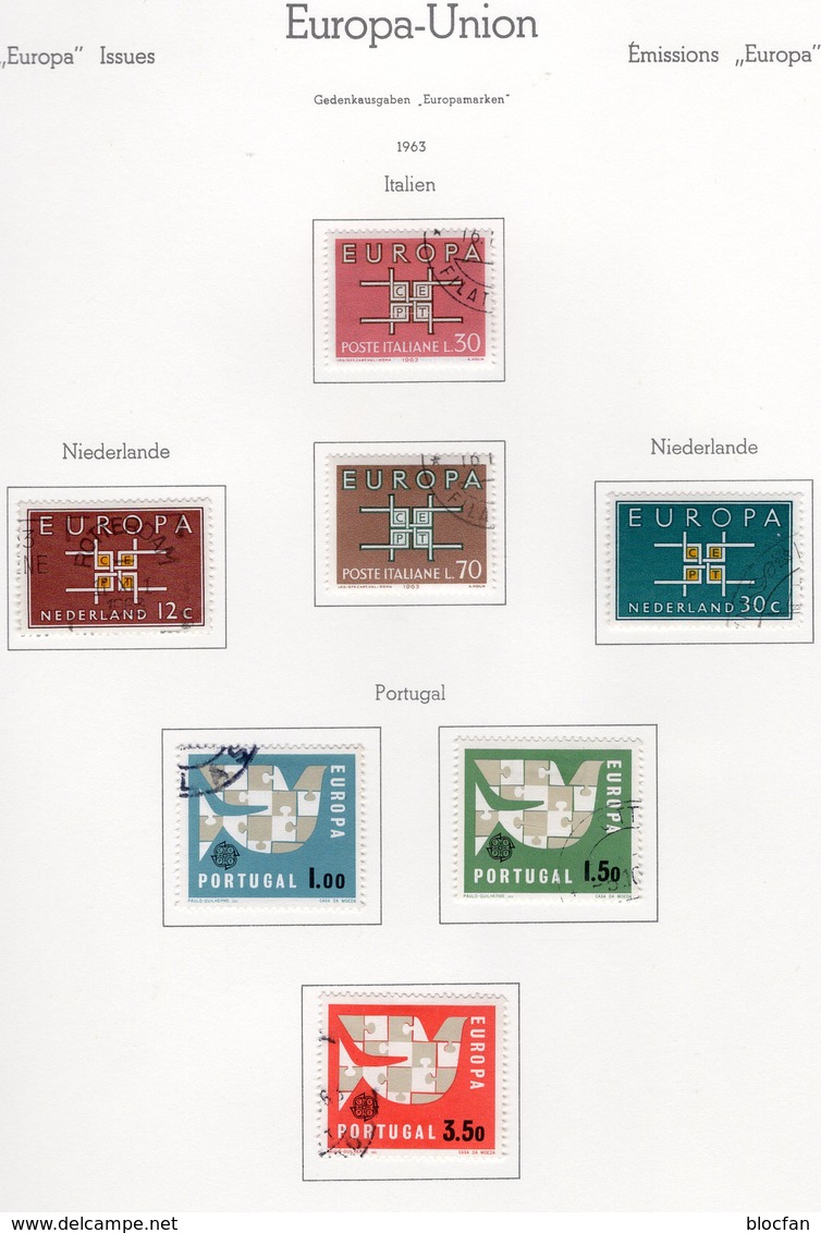 Aus CEPT 1963 O Plus Blocks CRNA GORA Macedonia Mostar ** 165€ S/s Sheets Ornament/Quadrat Sets 50 Year EUROPA 2006 - 1963