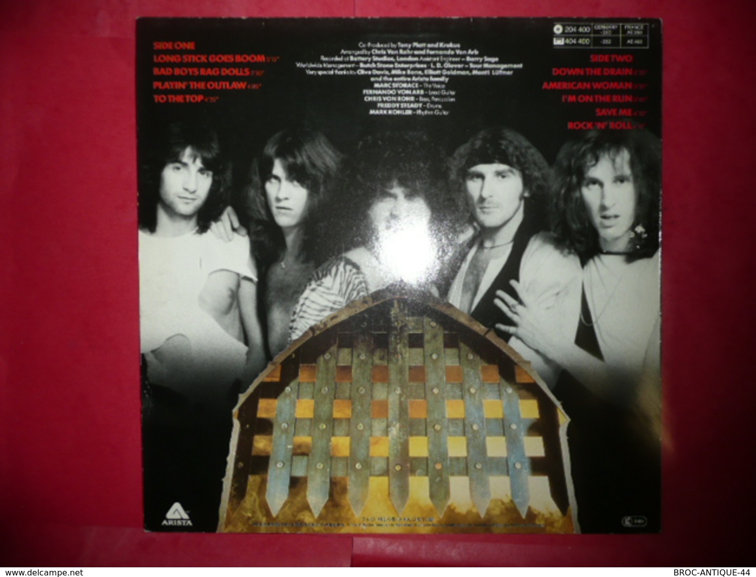 LP33 N°4203 - KROKUS - 204 400 - HEAVY METAL - RARE D' AVOIR AUTANT D' ALBUMS DU MEME ARTISTE UN VRAI FAN - Hard Rock & Metal