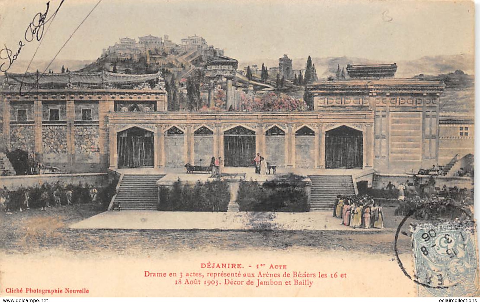 Béziers              34         Théâtre Aux Arènes. . Déjanire 1er Acte            (Voir Scan) - Beziers