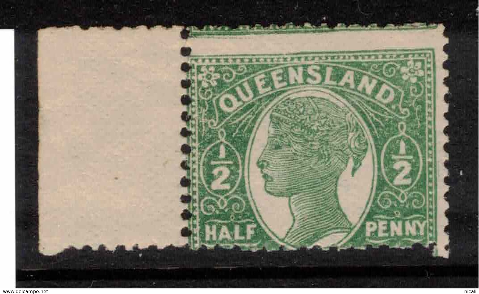 QUEENSLAND 1895 1/2d QV With Burele SG 223 UNHM ZZ151 - Mint Stamps