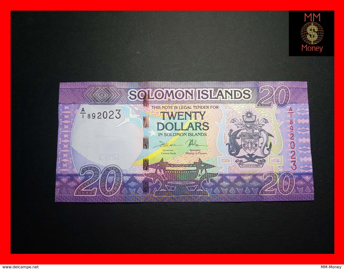 SOLOMON 20 $ 2017 P. 34  UNC - Isla Salomon