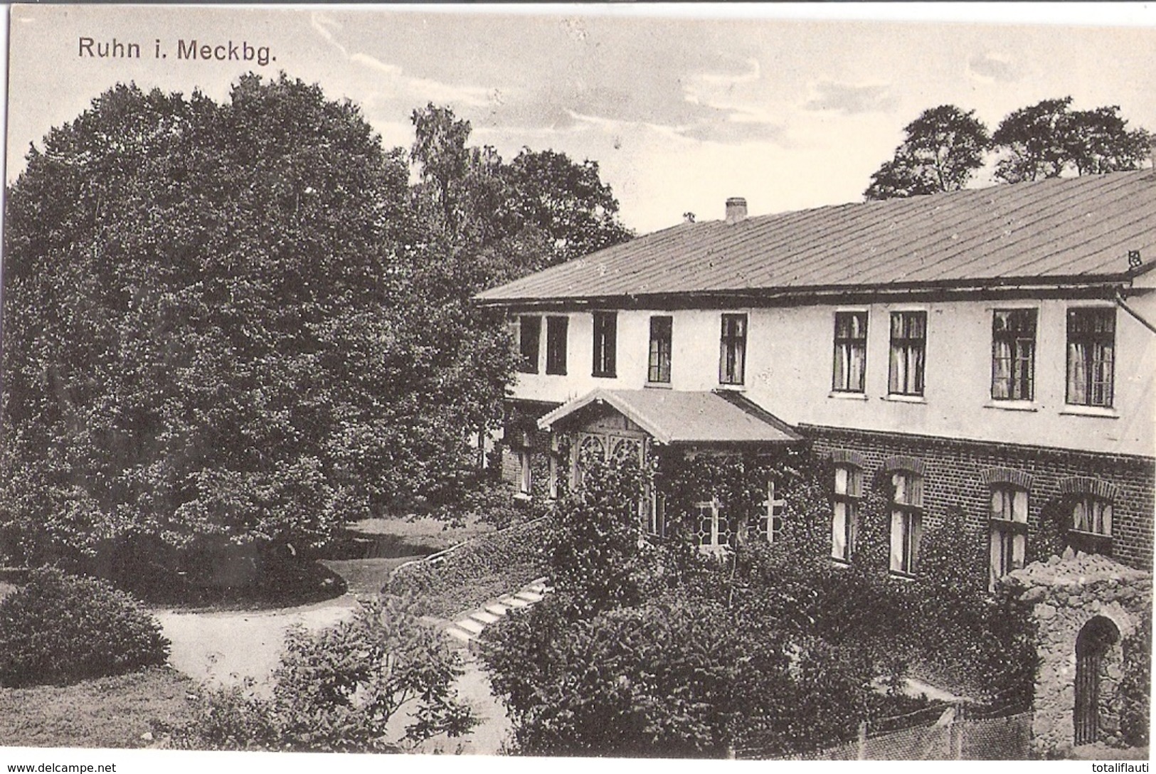 RUHN In Mecklenburg Gutshaus Herrenhaus Bei Marnitz Heute Wüstung TOP-Erhaltung Ungelaufen - Parchim