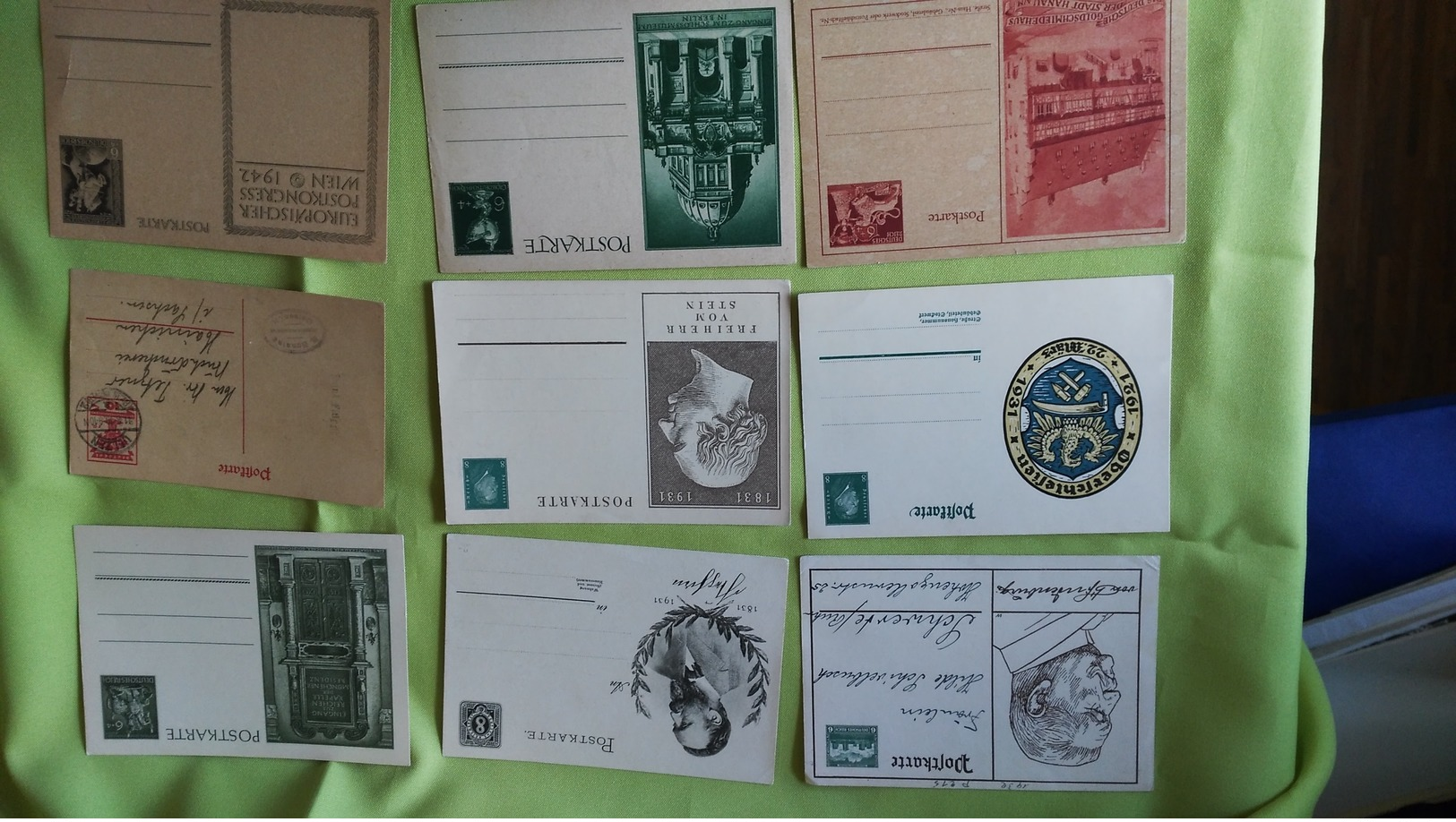 88 Ganzsachen Und Eine Kleine Postfrische Sammlung Deutsches Reich - Collections (sans Albums)