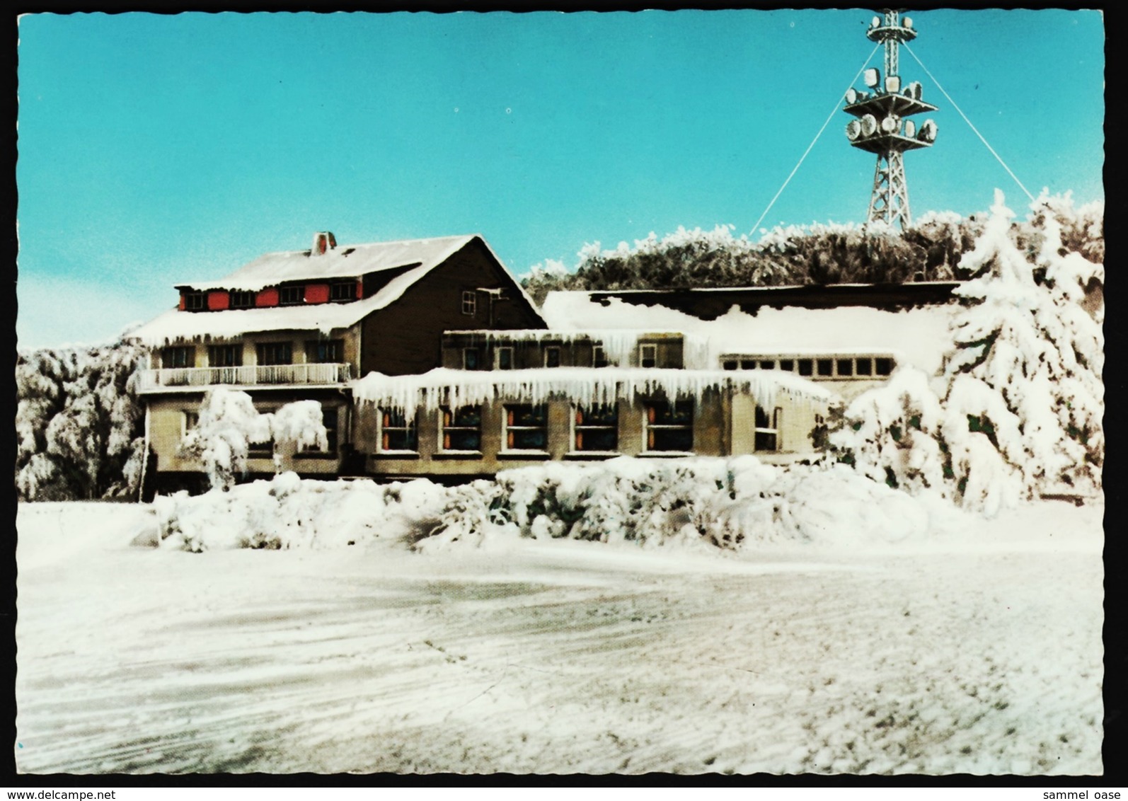 Schotten / Vogelsberg  -  Berggasthof Hoherodskopf Im Winter  -  Ansichtskarte  Ca.1965    (10101) - Vogelsbergkreis