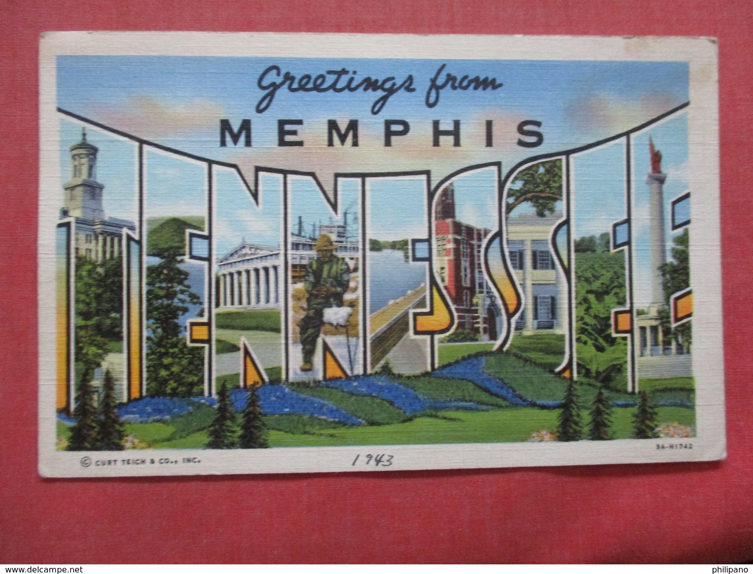 Greeting  Tennessee > Memphis >    Ref 4062 - Memphis