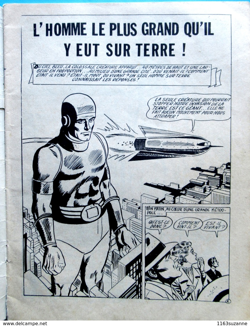 Récits Complets ARTIMA > AVENTURES FICTION N° 8 (décembre 1958) : L'homme Le Plus Grand Qu'il Y Eut Sur Terre !... - Aventures Fiction