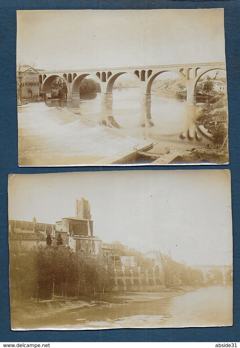 ALBI - Lot De 10 Photos Anciennes ( 11cm X 8 Cm ) - Places