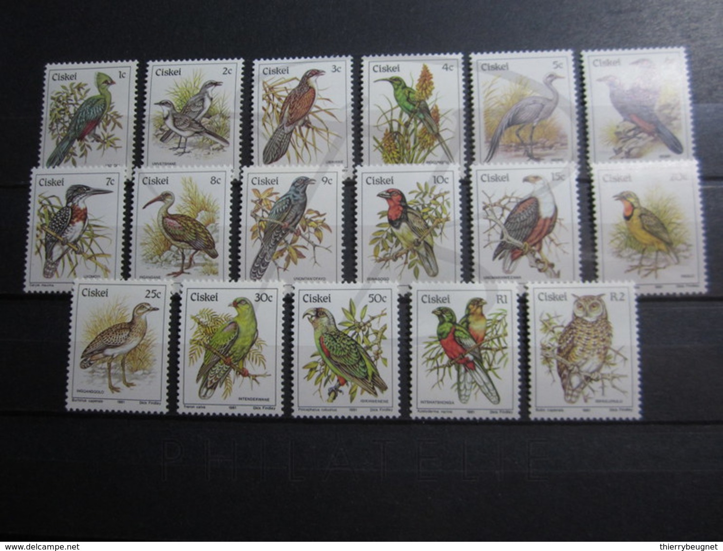 VEND BEAUX TIMBRES DE CISKEI N° 5 - 21 , XX !!! - Ciskei