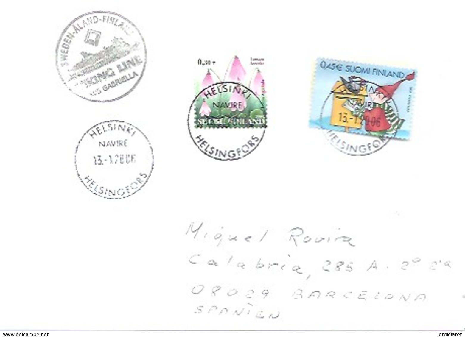 LETTER 2006    PAQUEBOT - Covers & Documents