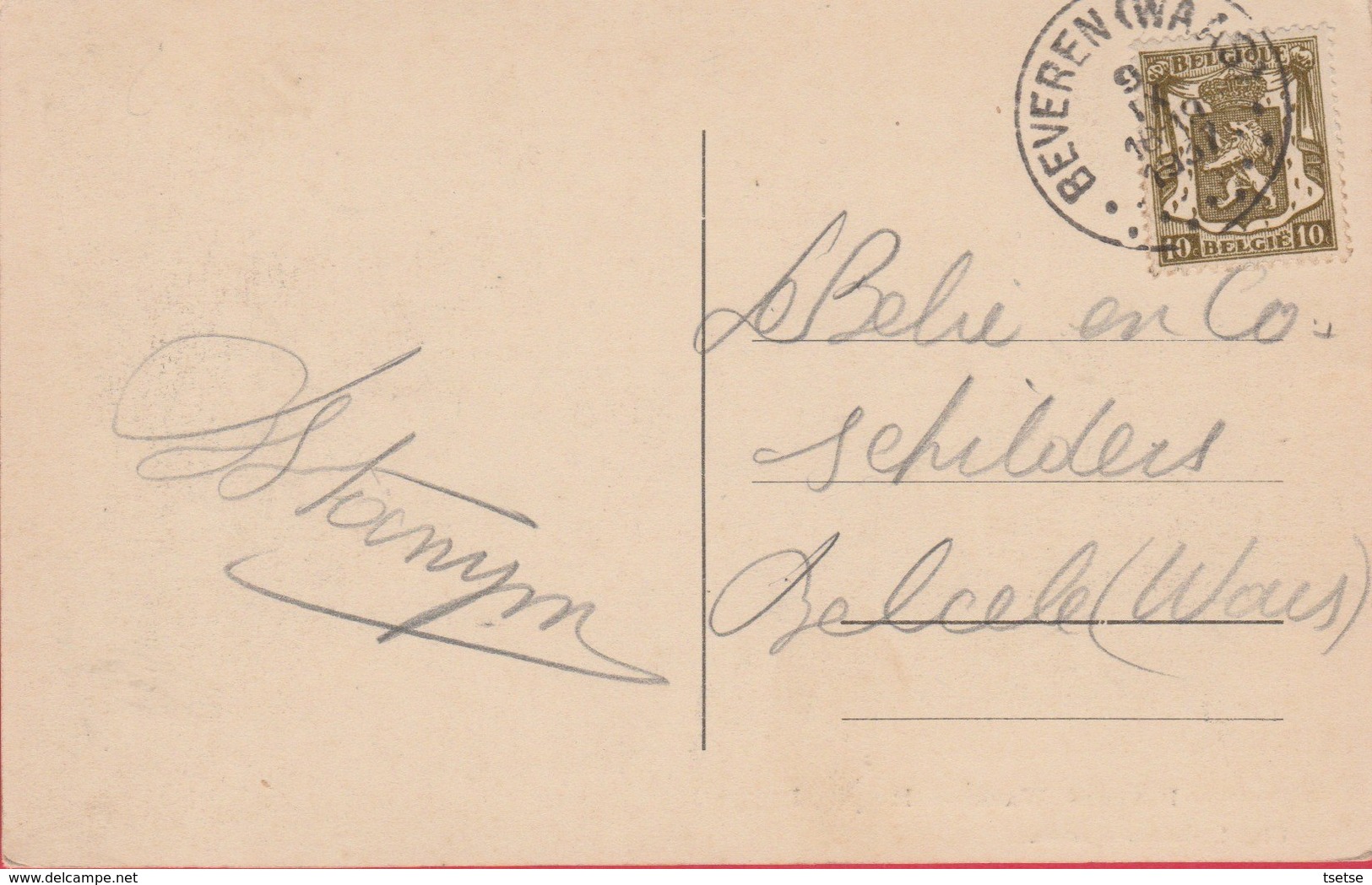 Beveren-Waas - Hospitaal -1937 ( Verso Zien ) - Beveren-Waas