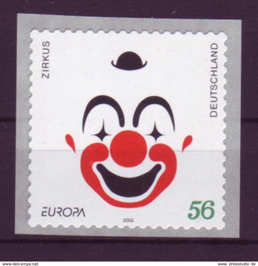 Bund 2272 SELBSTKLEBEND Von Der Rolle Europa: Zirkus 0,56 € Postfrisch - Sonstige & Ohne Zuordnung