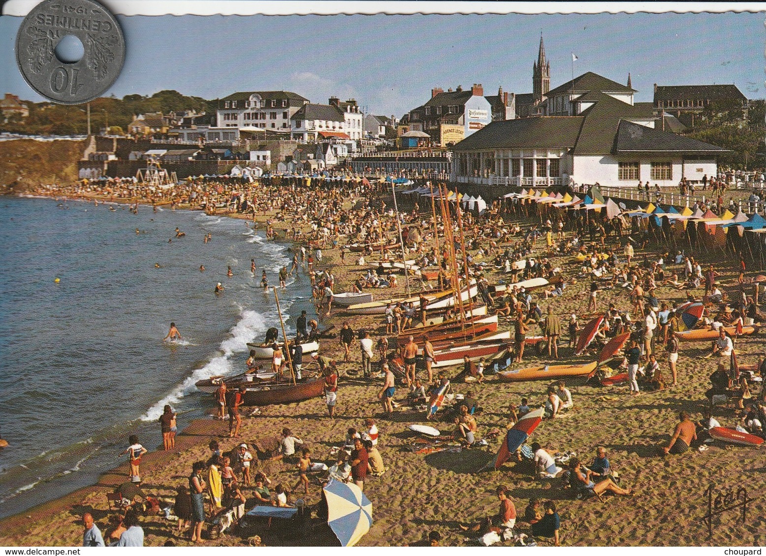 22-Très Belle Carte Postale Semi Moderne De SAINT QUAY PORTRIEUX  Vue Aérienne - Saint-Quay-Portrieux