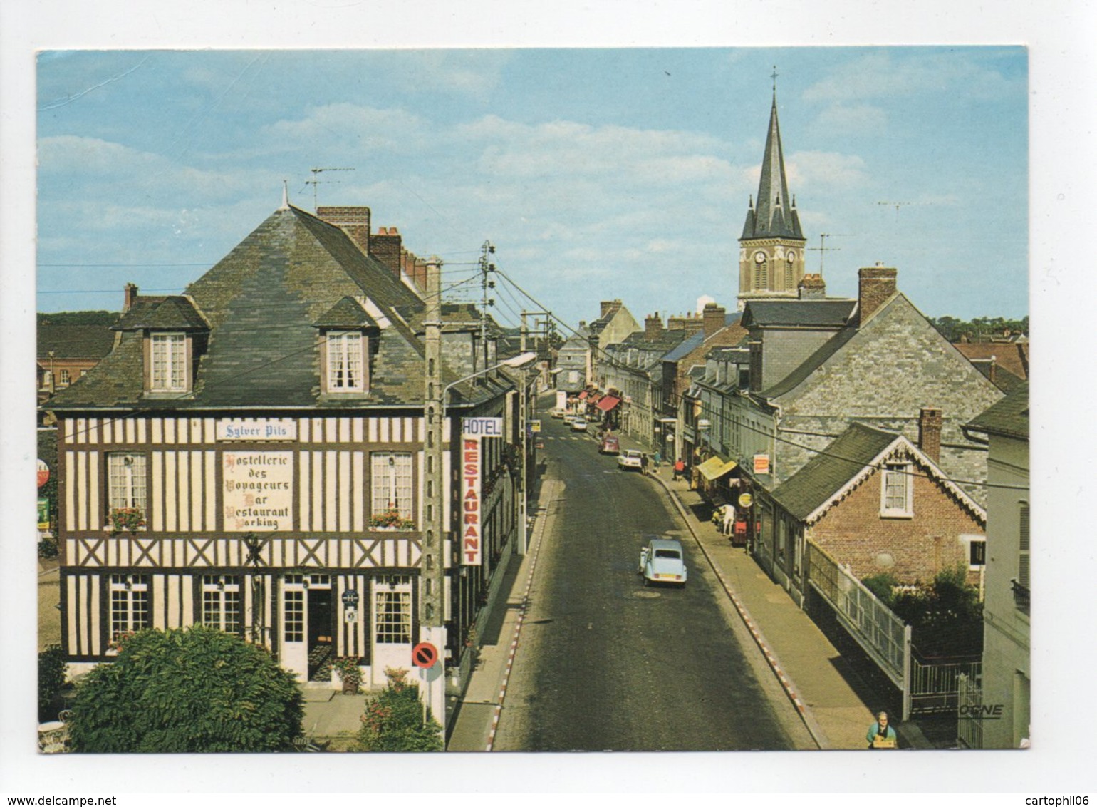 - CPM YERVILLE (76) - Rue Jacques-Ferry 1991 - Editions La Cigogne 752.21 - - Yerville