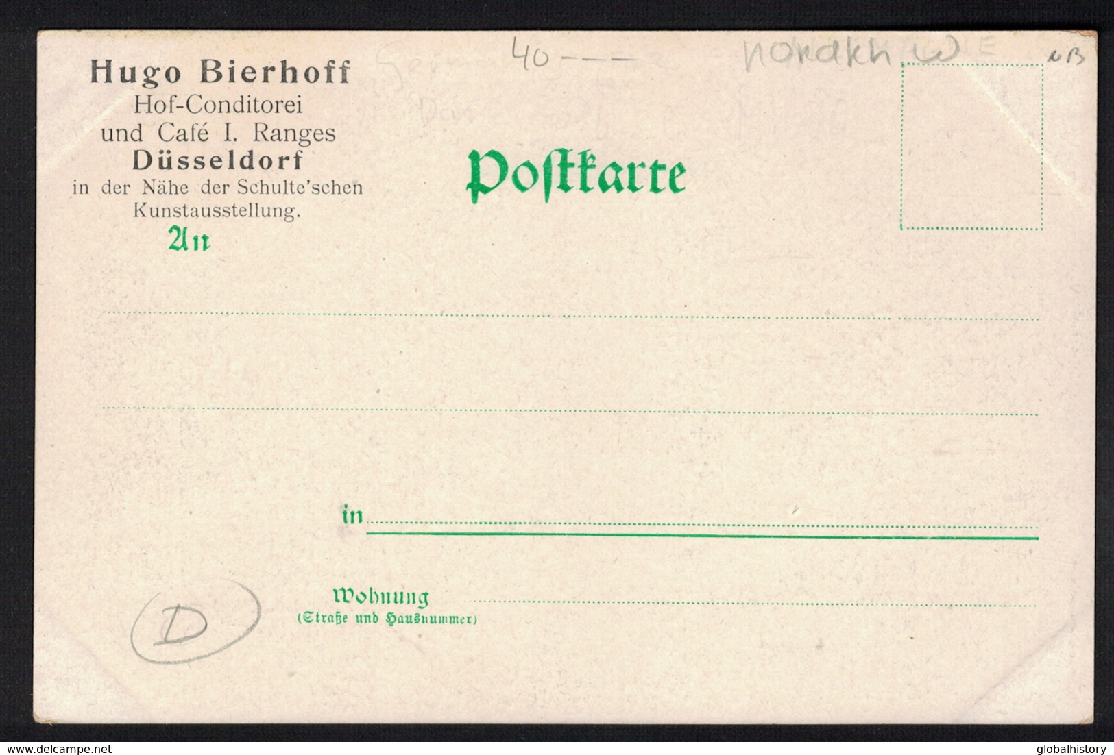 DF2370 - Expo DÜSSELDORF 1902 - HOF CONDITOREI UND CAFE I. RANGES - HUGO BIERHOF - Duesseldorf