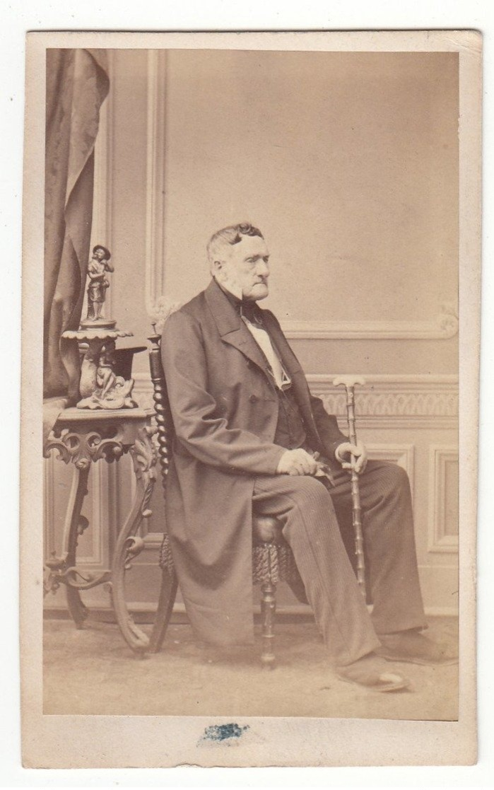 0313 CDV Photografie: Ort U. Fotograf Unbekannt - Portrait, Feiner Herr, Mann Homme Man Gentleman - Old (before 1900)