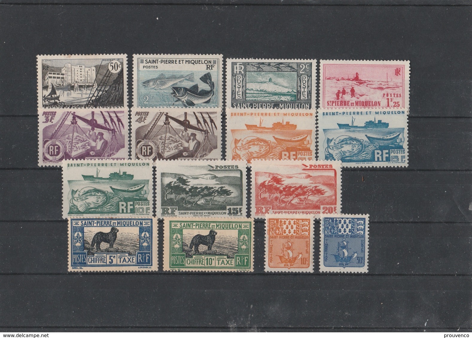 SPM  ST PIERRE ET MIQUELON JOLI  LOT NEUFS * + TAXE DONT 340 341 342  +30 € DE COTE - Collections, Lots & Series