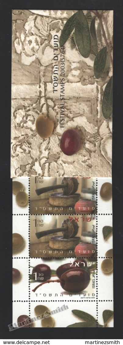 Israel 2003  Yv. C1677, Olive Oil In Israel – Booklet - MNH - Booklets