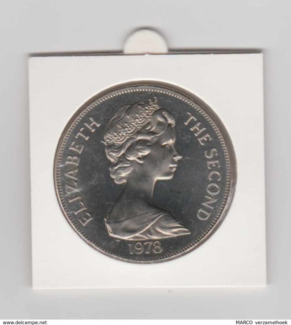 St. Helena - Sint Helena 1 Crown 1978 KM7 25th Anniversary Of The Coronation 1953-1978 Elisabeth II UNC - St. Helena