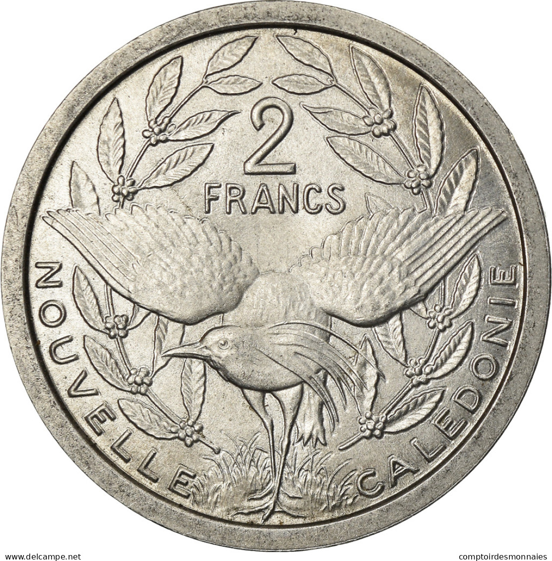 Monnaie, Nouvelle-Calédonie, 2 Francs, 1949, Paris, SUP+, Aluminium, KM:3 - Nouvelle-Calédonie