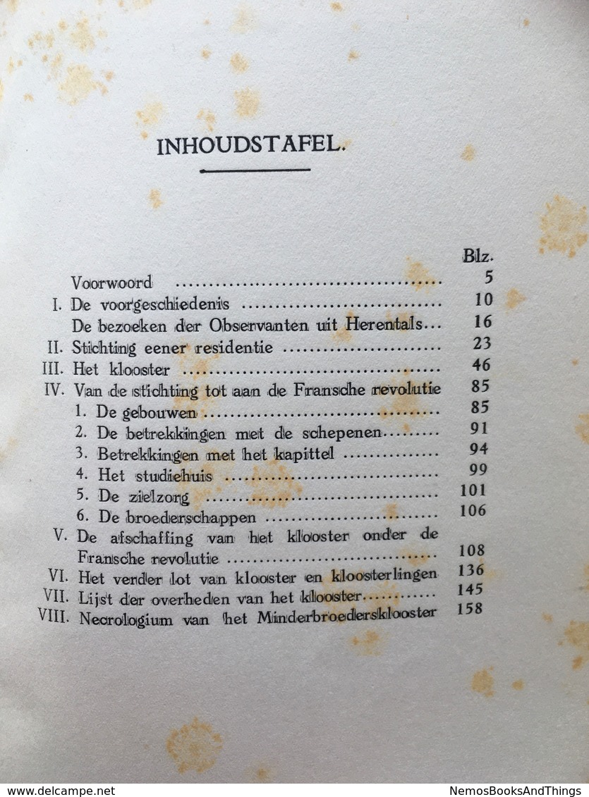 Lucianus Ceyssens - De Minderbroeders Te TURNHOUT + Krantenknipsels - Necrologium - CAMPINIA SACRA VI - 1937 - Historia