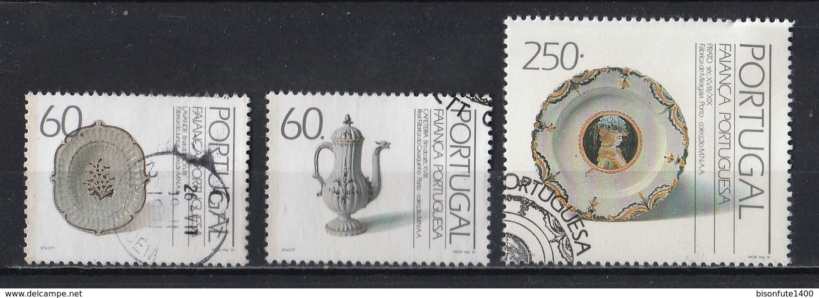 Portugal 1991 : Timbres Yvert & Tellier N° 1826 - 1827 - 1828 - 1829 - 1830 - 1831 Et 1832 Oblitérés. - Oblitérés