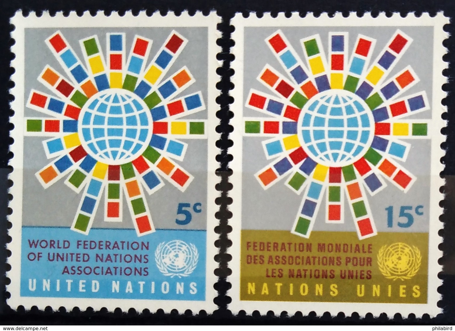 NATIONS-UNIS  NEW YORK                   N° 148/149                      NEUF** - Unused Stamps