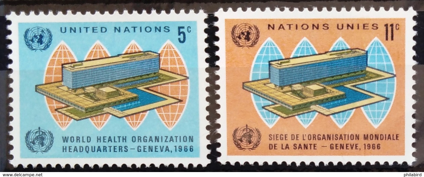 NATIONS-UNIS  NEW YORK                   N° 151/152                      NEUF** - Unused Stamps