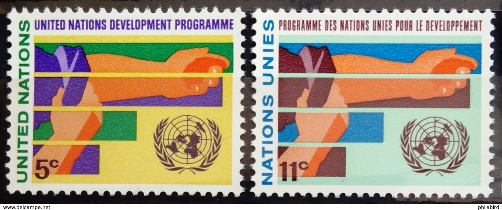 NATIONS-UNIS  NEW YORK                   N° 161/162                      NEUF** - Unused Stamps