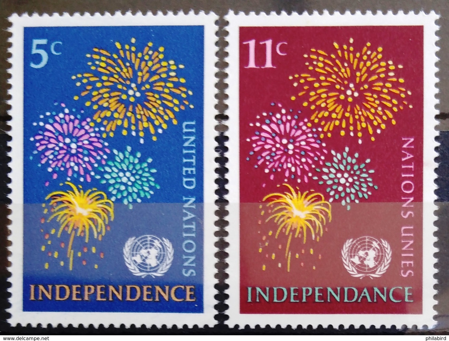 NATIONS-UNIS  NEW YORK                   N° 163/164                      NEUF** - Unused Stamps