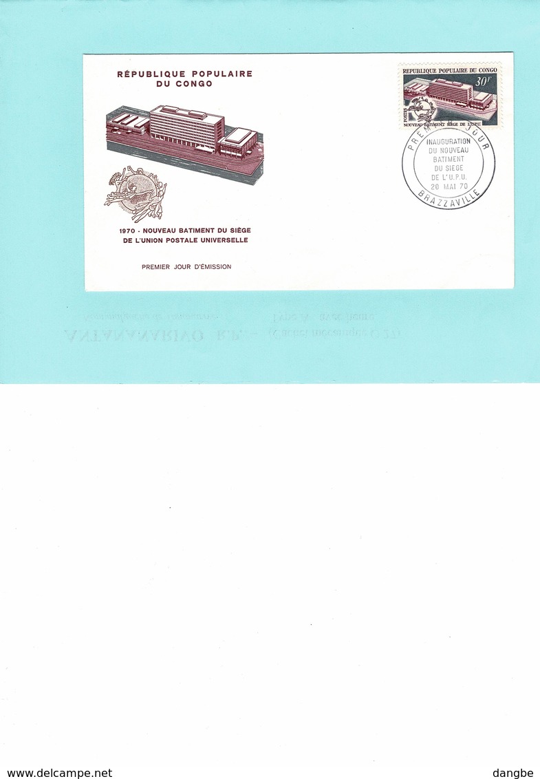 Siège De L'UPU - FDC 1970 - FDC