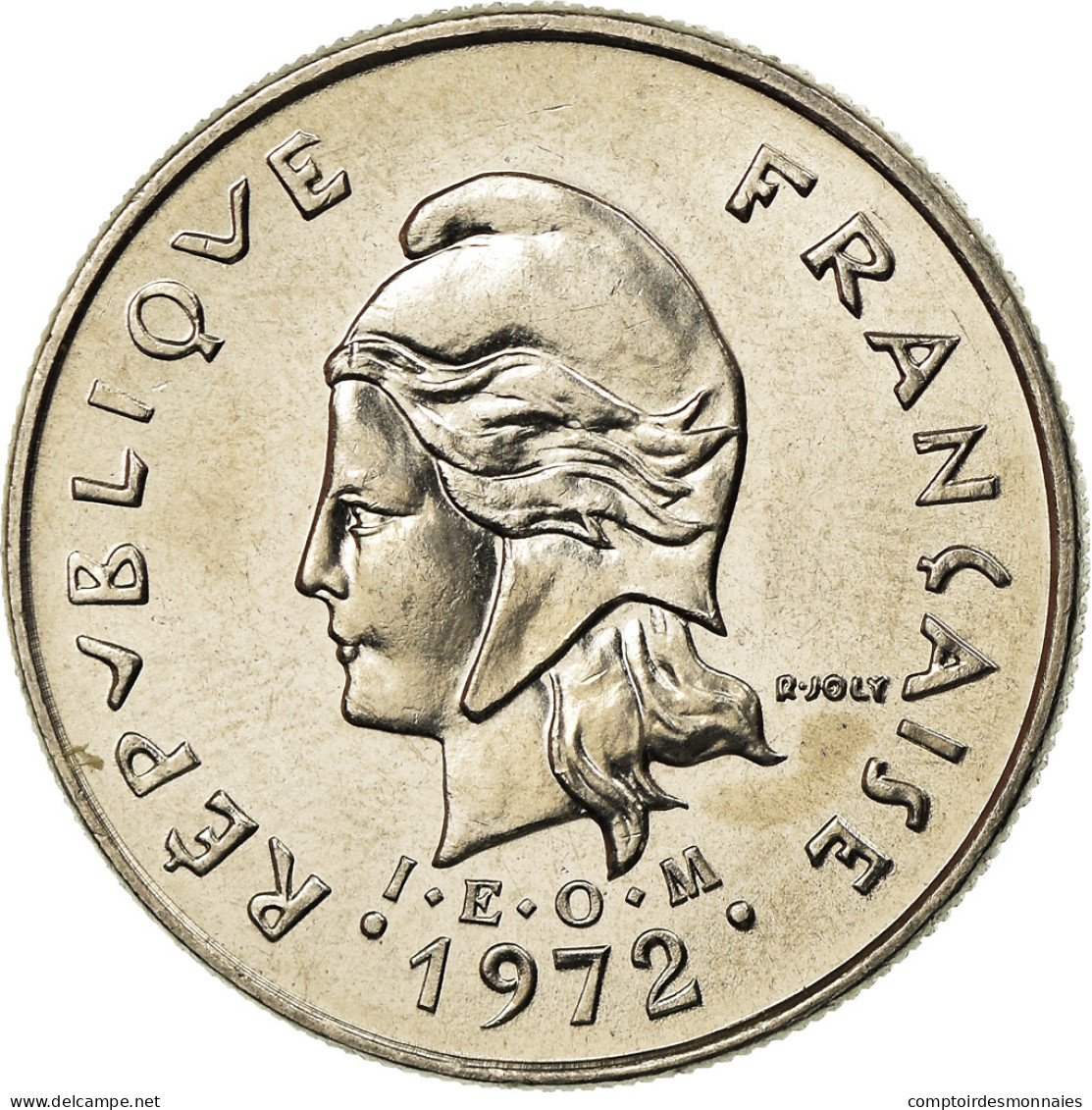 Monnaie, Nouvelle-Calédonie, 10 Francs, 1972, Paris, SPL, Nickel, KM:11 - Nieuw-Caledonië