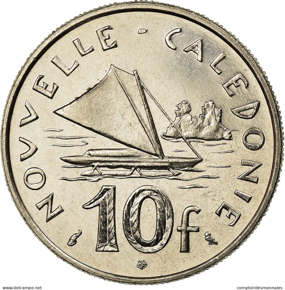 Monnaie, Nouvelle-Calédonie, 10 Francs, 1972, Paris, SPL, Nickel, KM:11 - Nouvelle-Calédonie