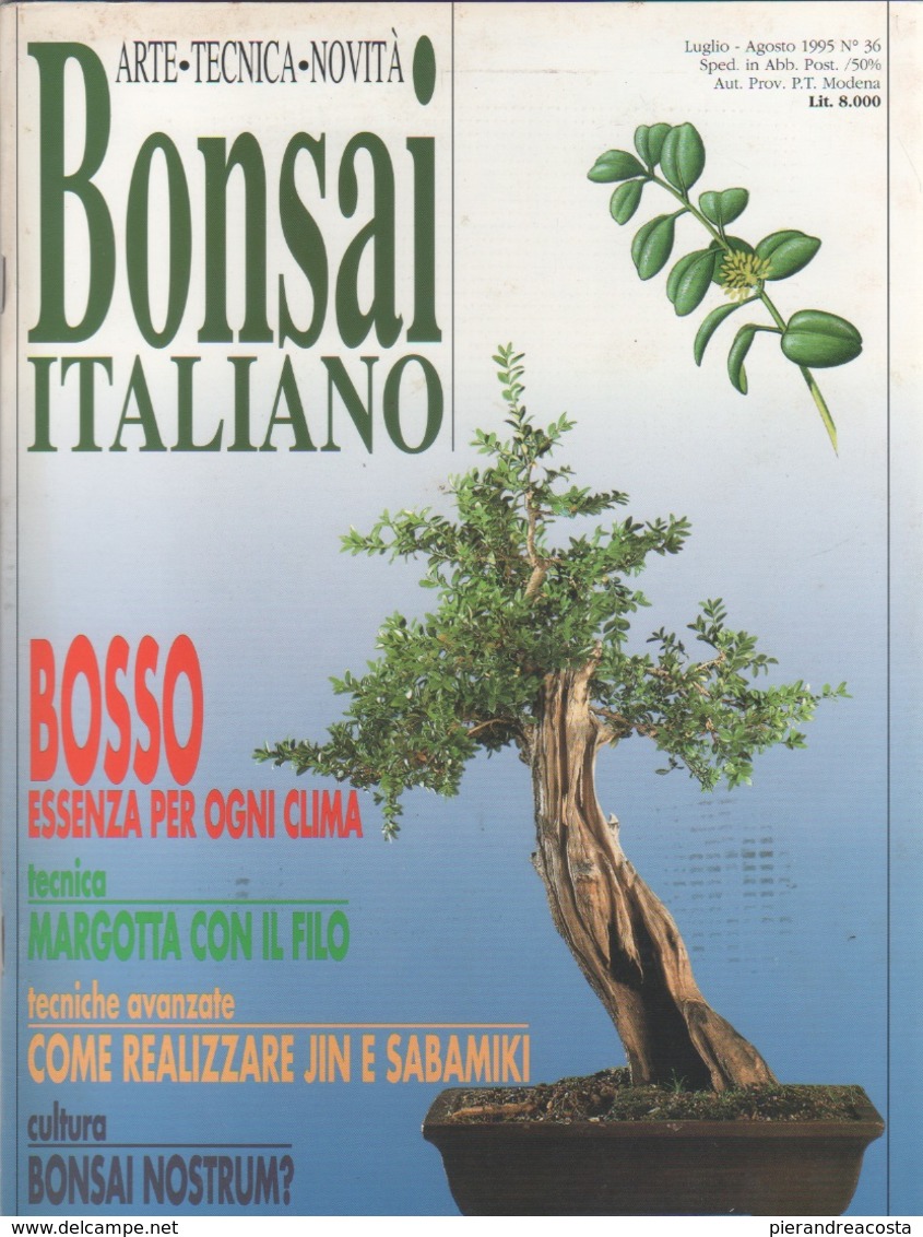 Bonsai Italiano. N. 36.  Luglio/agosto 1995 - Maison, Jardin, Cuisine