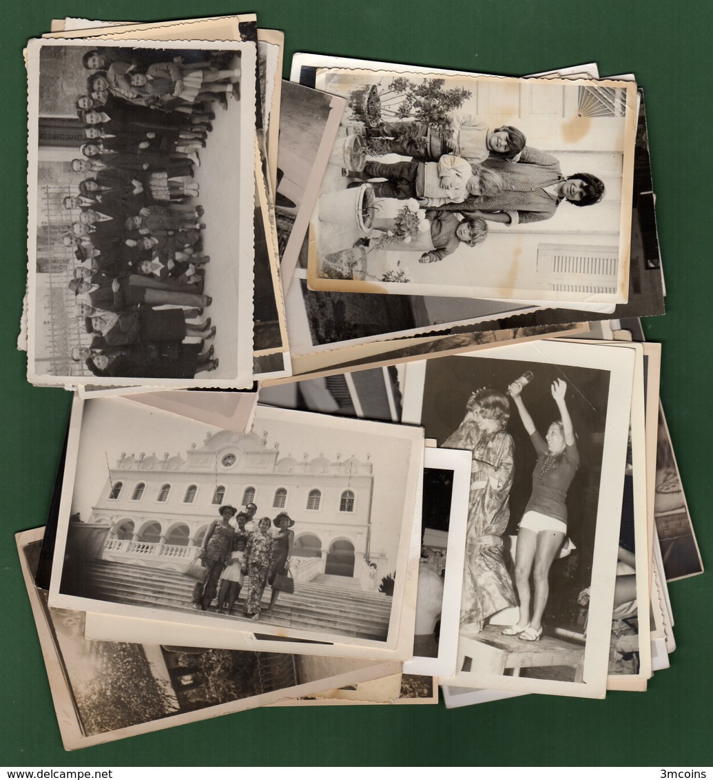 M3-40418 Lot Of 45 Old Photos PC Size RPPC Black & White. Shipping To Greece $3,00 - Anonyme Personen