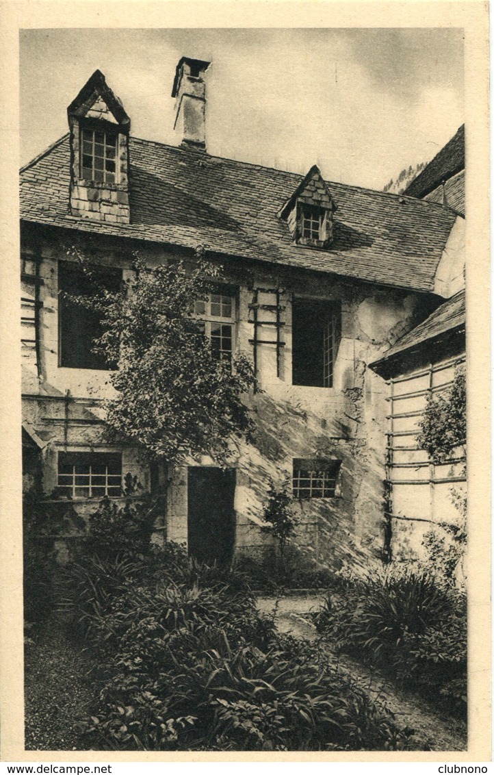 CPA -  MONASTERE DE LA GRANDE CHARTREUSE -  INTERIEUR D'UNE CELLULE -  LE JARDIN - Chartreuse